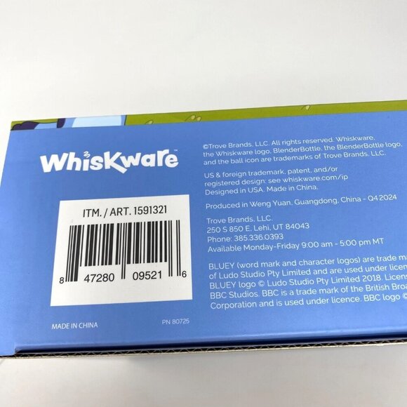 Whiskware Bluey Or Paw Patrol Snack Containers On The Go Kids Toddler Twist Lock - Picture 11 of 14